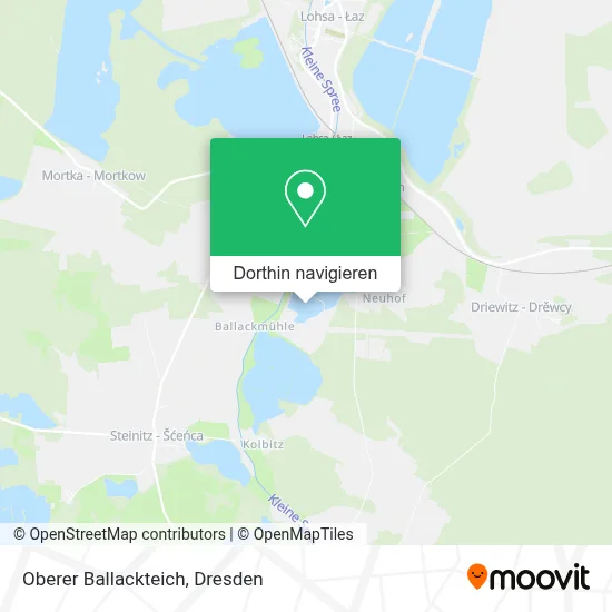 Oberer Ballackteich Karte