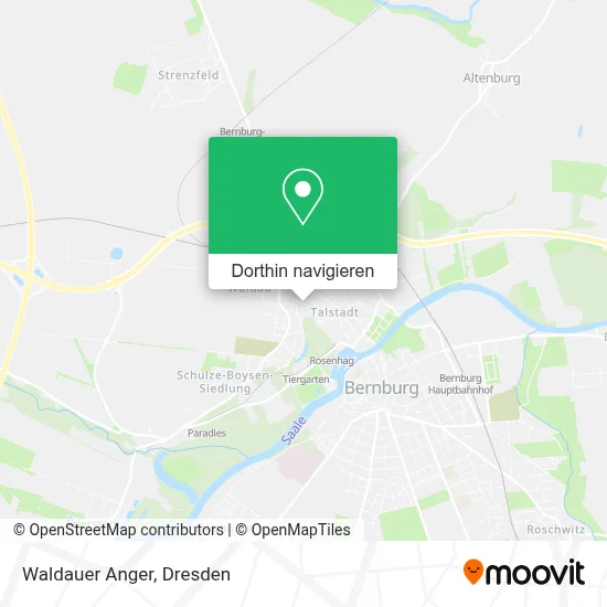 Waldauer Anger Karte