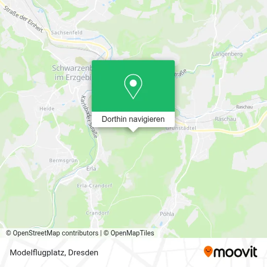 Modelflugplatz Karte