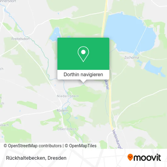 Rückhaltebecken Karte