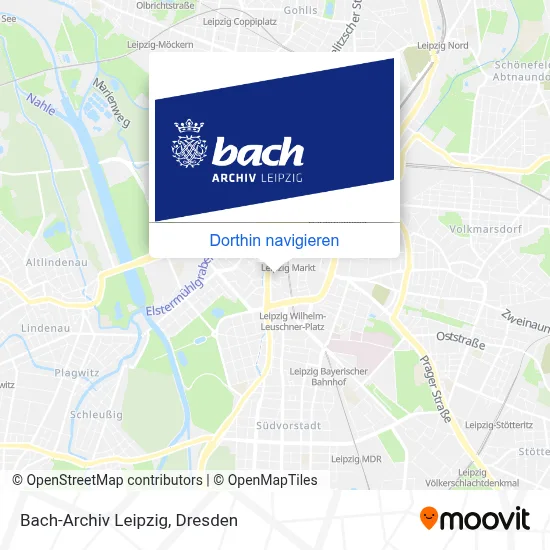 Bach-Archiv Leipzig Karte