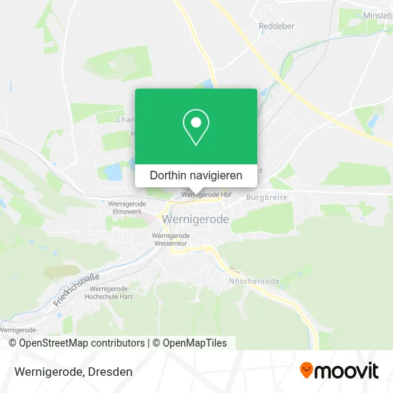 Wernigerode Karte