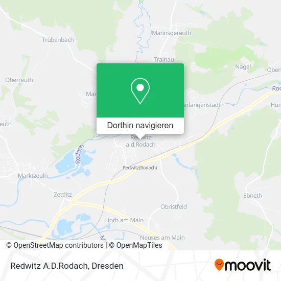 Redwitz A.D.Rodach Karte