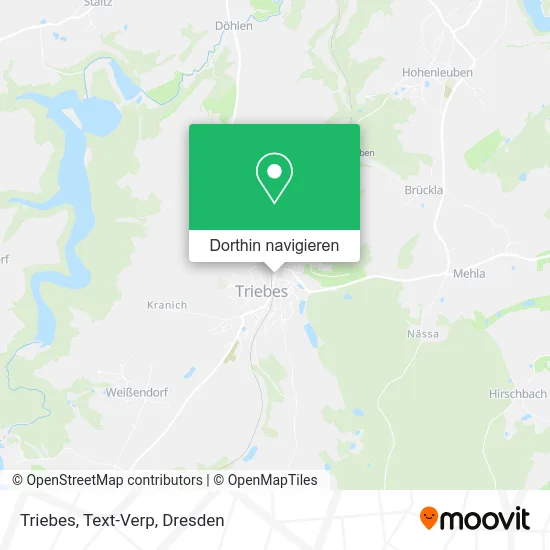 Triebes, Text-Verp Karte