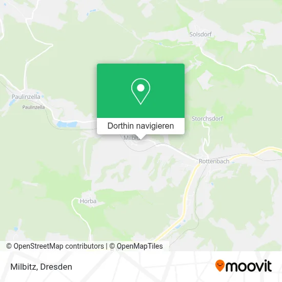 Milbitz Karte