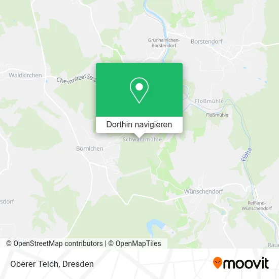 Oberer Teich Karte