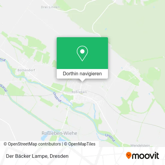 Der Bäcker Lampe Karte