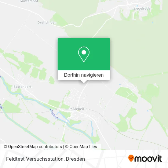 Feldtest-Versuchsstation Karte