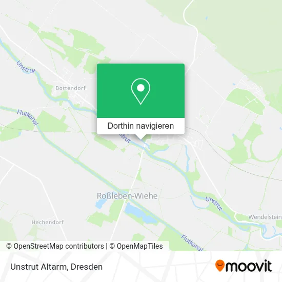 Unstrut Altarm Karte