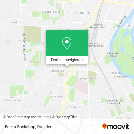 Edeka Backshop Karte