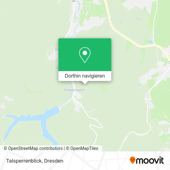 Talsperrenblick Karte