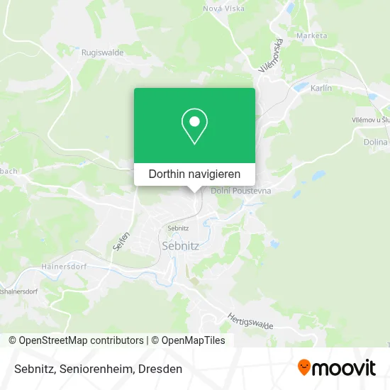 Sebnitz, Seniorenheim Karte