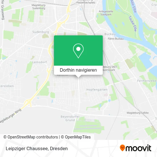 Leipziger Chaussee Karte