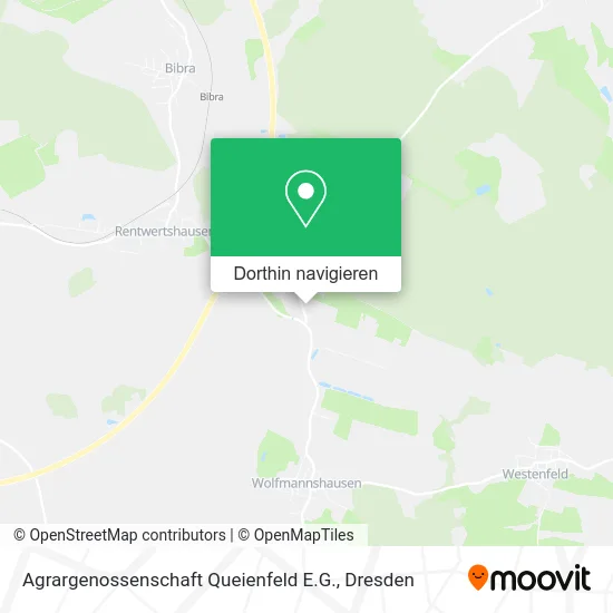 Agrargenossenschaft Queienfeld E.G. Karte