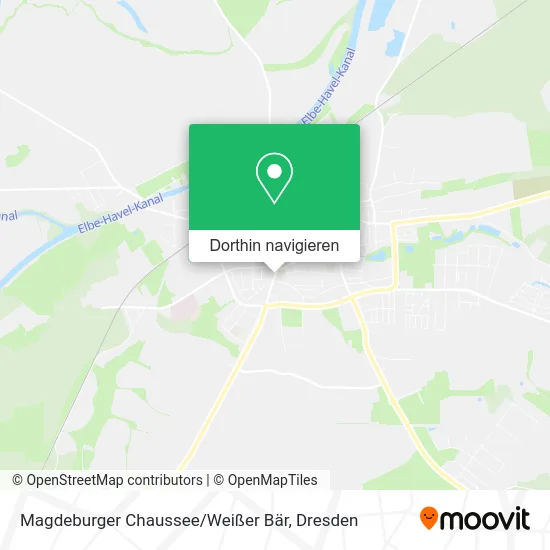 Magdeburger Chaussee / Weißer Bär Karte