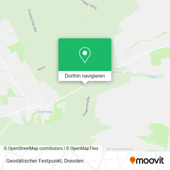 Geodätischer Festpunkt Karte