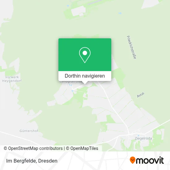 Im Bergfelde Karte