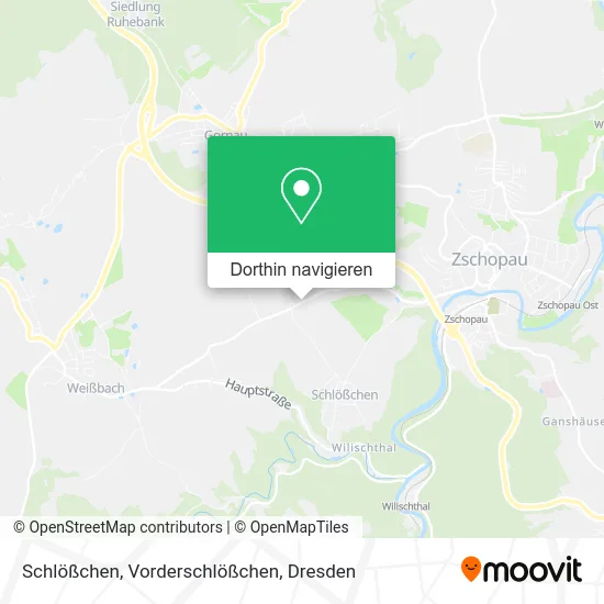 Schlößchen, Vorderschlößchen Karte