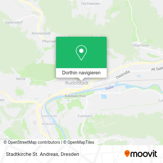 Stadtkirche St. Andreas Karte