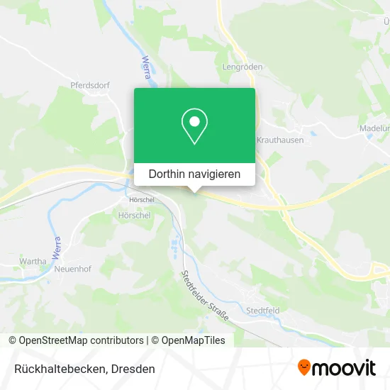 Rückhaltebecken Karte