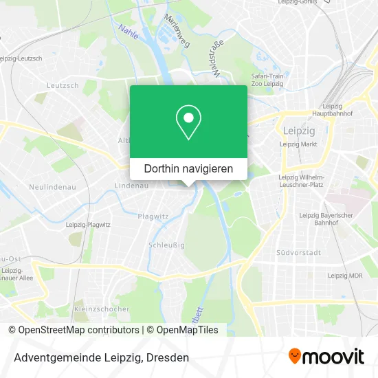 Adventgemeinde Leipzig Karte