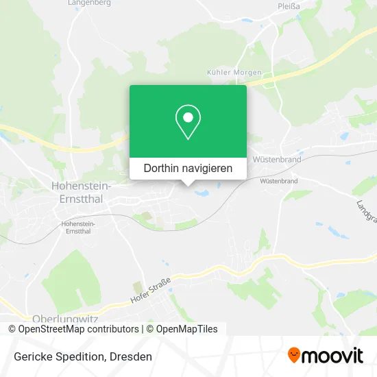 Gericke Spedition Karte