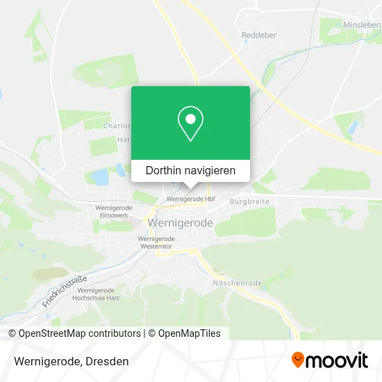 Wernigerode Karte