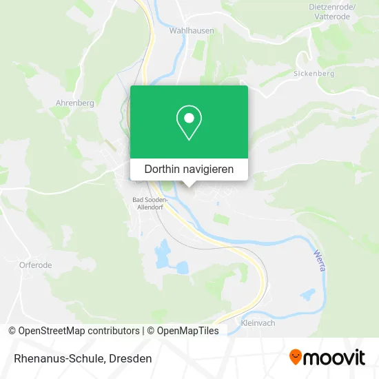 Rhenanus-Schule Karte