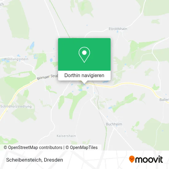 Scheibensteich Karte