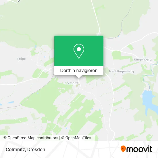 Colmnitz Karte