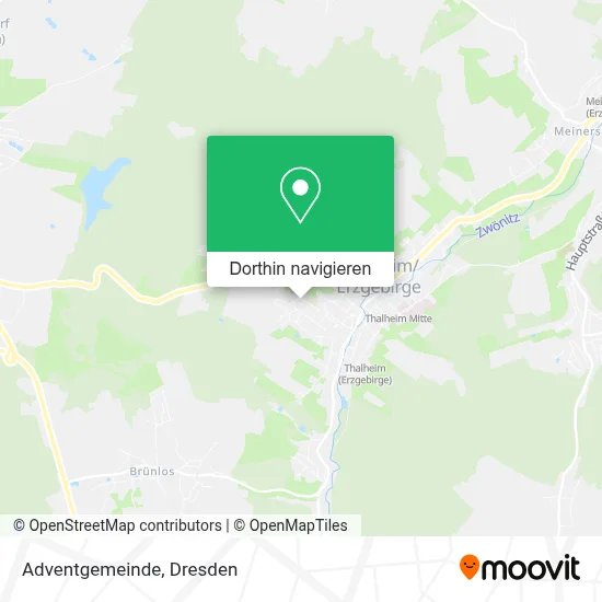 Adventgemeinde Karte