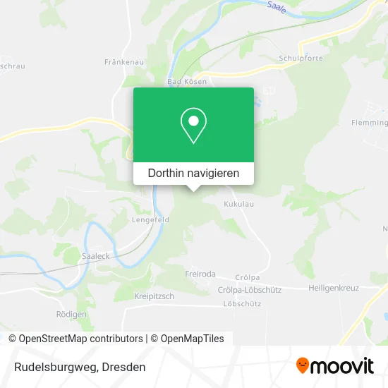 Rudelsburgweg Karte