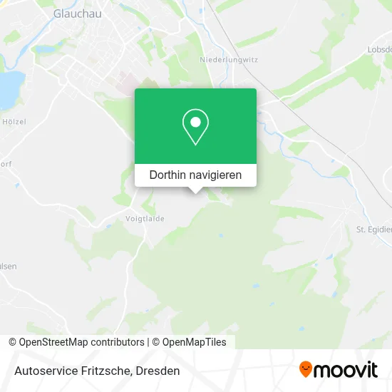 Autoservice Fritzsche Karte