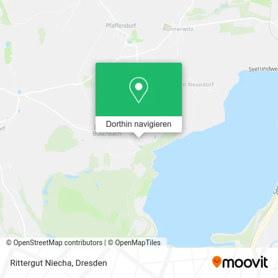 Rittergut Niecha Karte