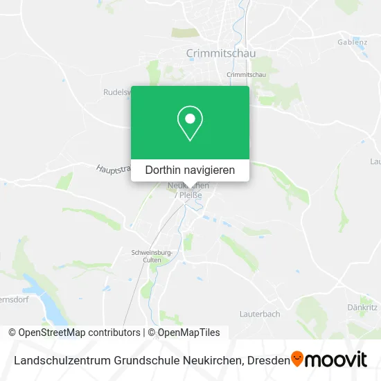 Landschulzentrum Grundschule Neukirchen Karte