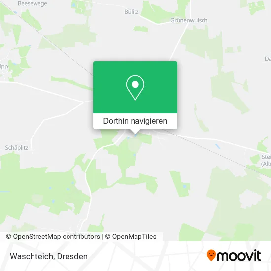 Waschteich Karte