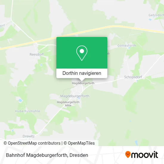Bahnhof Magdeburgerforth Karte