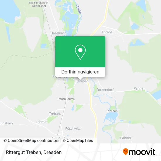 Rittergut Treben Karte