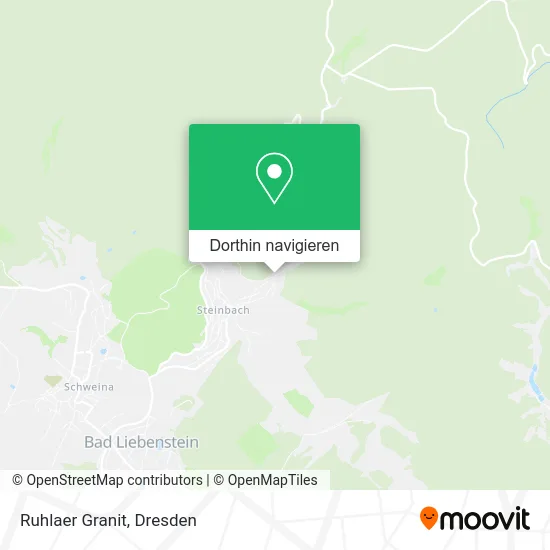 Ruhlaer Granit Karte