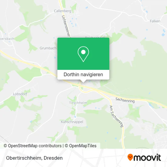 Obertirschheim Karte