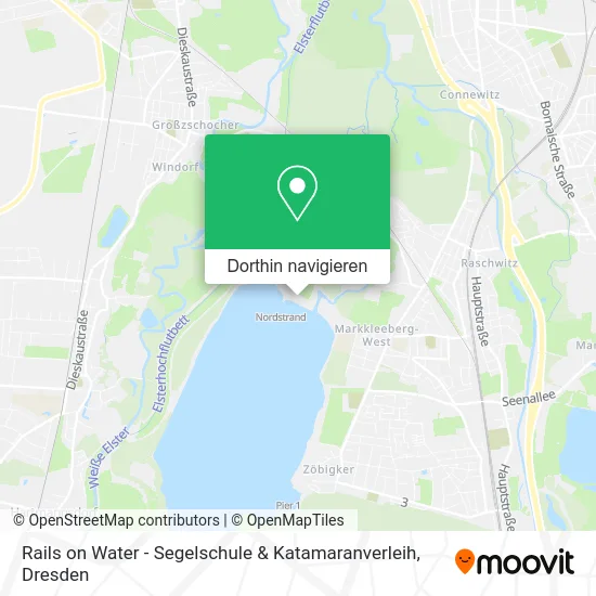 Rails on Water - Segelschule & Katamaranverleih Karte