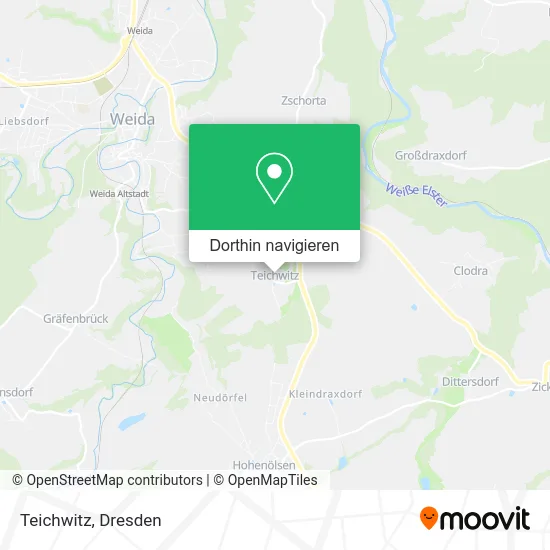 Teichwitz Karte