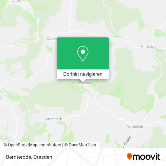 Bernterode Karte