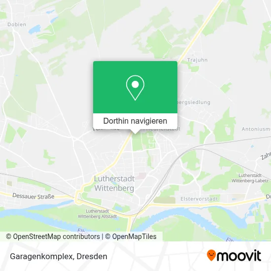 Garagenkomplex Karte