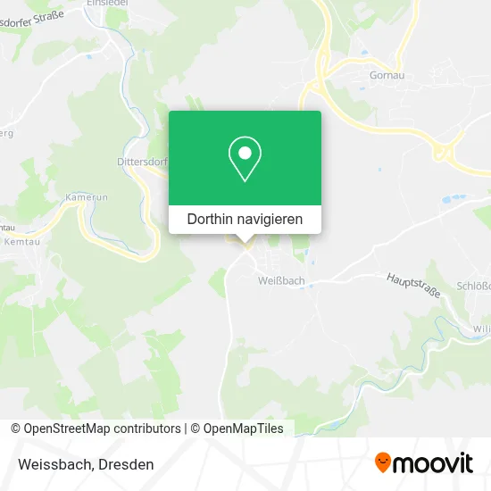 Weissbach Karte
