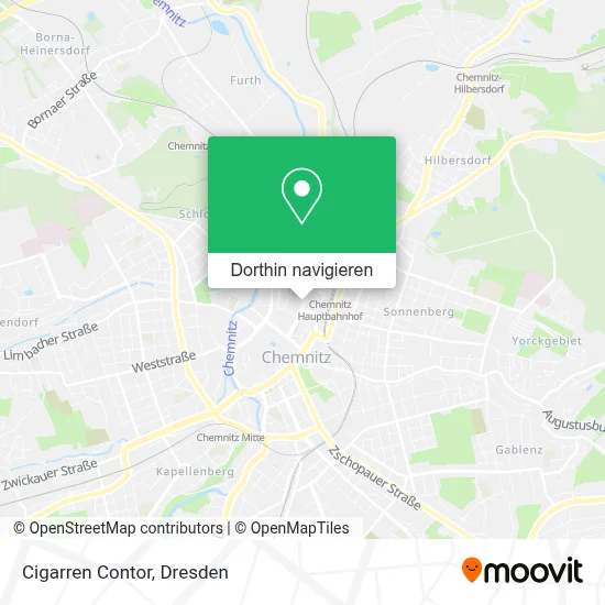 Cigarren Contor Karte
