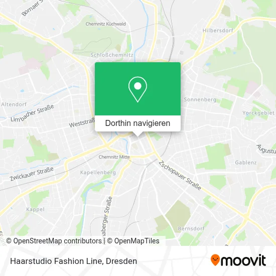 Haarstudio Fashion Line Karte