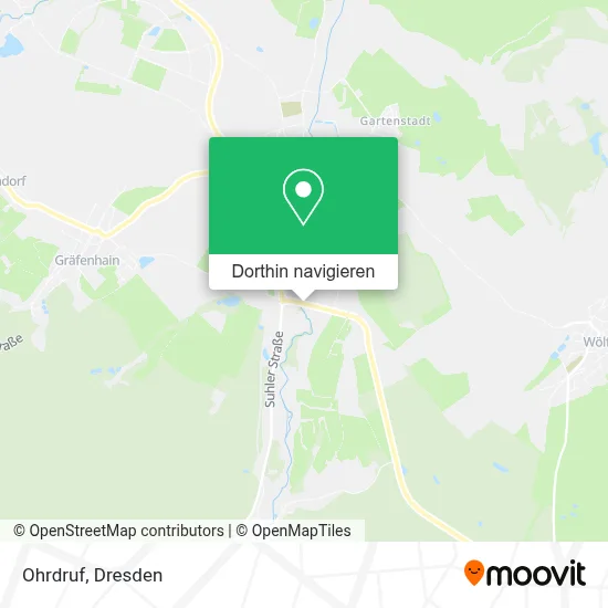 Ohrdruf Karte