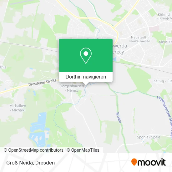 Groß Neida Karte