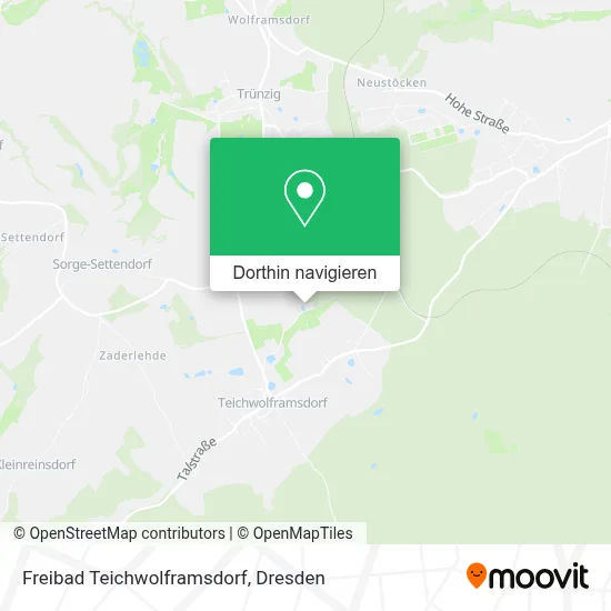 Freibad Teichwolframsdorf Karte